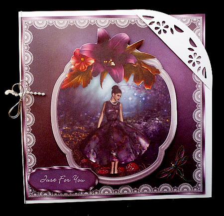 The Lily Grove Sqaure Card Mini-kit by Diane  Hitchcox