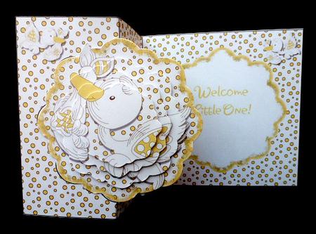 Patchwork Stork - Scalloped Fold Back Mini Kit by Diane  Hitchcox