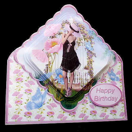 Summer Garden Diamond Pyramid Card Mini Kit by Diane  Hitchcox
