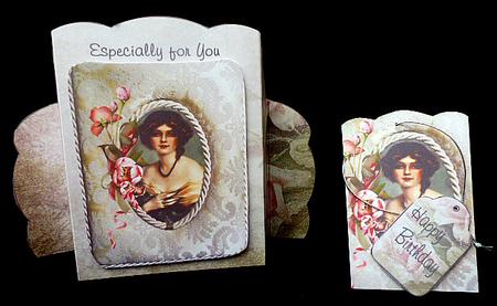 Vintage Panel Card by Diane  Hitchcox