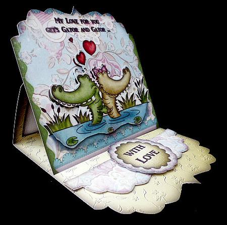 Gator Love Easel Mini Kit by Diane  Hitchcox