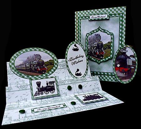 Steam Train Kit by Diane  Hitchcox