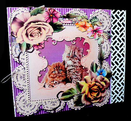Furever Friends Card Front Mini Kit by Diane  Hitchcox