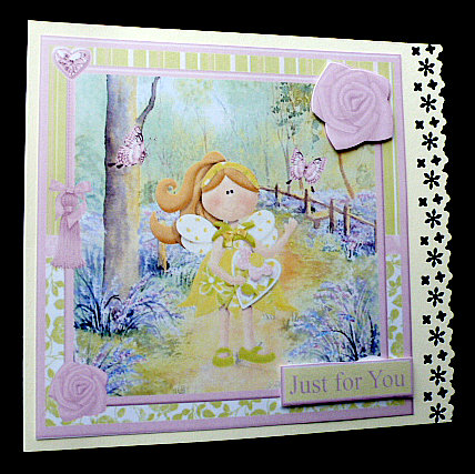 Fairy in the Woods Topper & Decoupage by Diane  Hitchcox