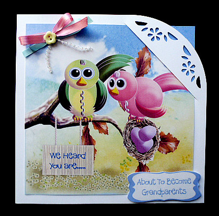 Ada and Bert 8x8 Topper by Diane  Hitchcox