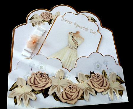 Cream Rose Special Day Ink Saver Fashion Tag Mini Kit by Diane  Hitchcox