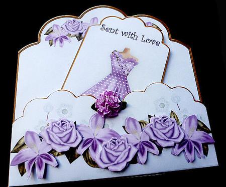 Lilac Dotty Sent with Love Ink Saver Fashion Tag Mini Kit by Diane  Hitchcox