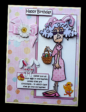 Stella is Collecting Easter Eggs by Diane  Hitchcox