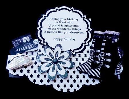 Monochrome Stepper Card Kit by Diane  Hitchcox