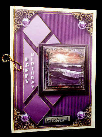 High Tide Pyramid Birthday Topper 2 by Diane  Hitchcox