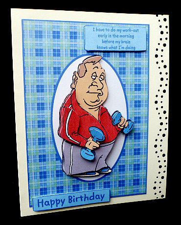 Work-out Man by Diane  Hitchcox