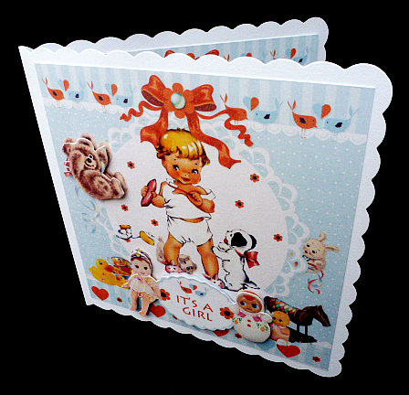 It's a Girl 2 Decoupage Mini Kit by Diane  Hitchcox