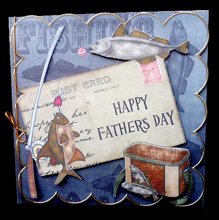 Black Fishing Happy Fathers Day 8in Xtreme Cf Kit by Diane  Hitchcox