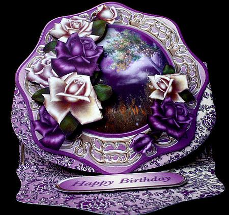 Woodland View Octagon Frame Easel Card Mini Kit by Diane  Hitchcox