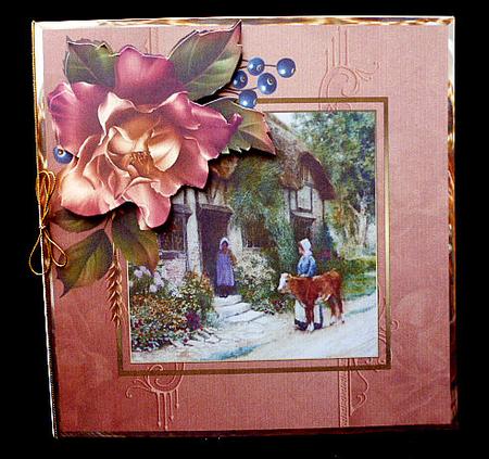 Going to Market Card with Floral Decoupage by Diane  Hitchcox