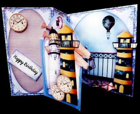 Sailing Tri Fold Mini Kit by Diane  Hitchcox