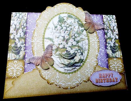 Stepper Card a Basket Full of Flowers 188 by Diane  Hitchcox