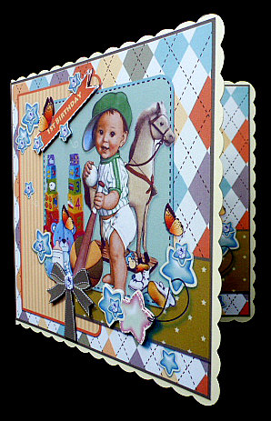 Sweet Boy Decoupage Mini Kit by Diane  Hitchcox