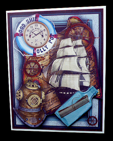 Smooth Sailing Male Card by Diane  Hitchcox