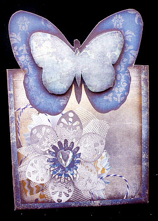 Butterfly - Shape Pinchbag 122 by Diane  Hitchcox