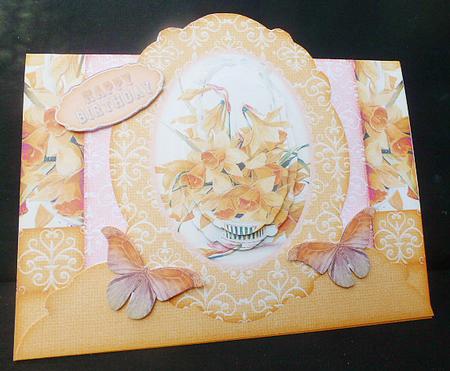 Stepper Card a Basket Full of Flowers 187 by Diane  Hitchcox