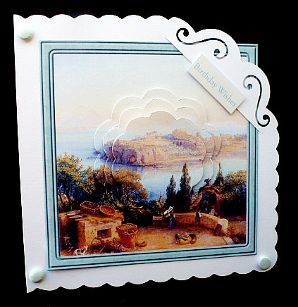 Views of the Coast Card with Petal Stackers by Diane  Hitchcox