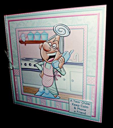 A Year Older Keep Calm & Phone a Friend 8x8 Mini Kit by Diane  Hitchcox