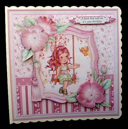 A Little Bird Told Me 8x8 Mini Kit & Decoupage by Diane  Hitchcox