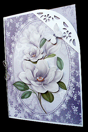 Beautiful Silver Flowers by Diane  Hitchcox