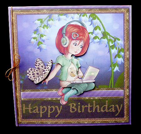 Happy Birthday - Peace in the Garden by Diane  Hitchcox