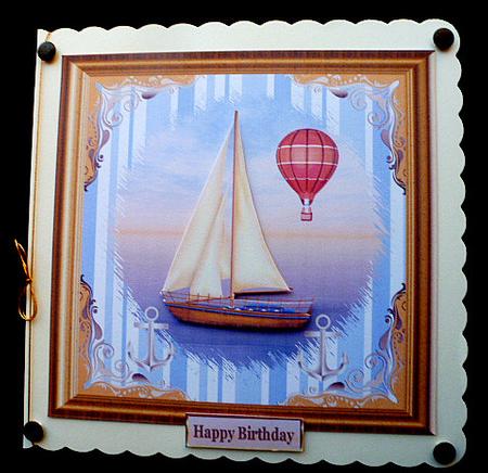 We Are Sailing Topper by Diane  Hitchcox