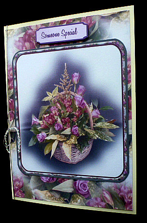 A Basket of Flowers by Diane  Hitchcox