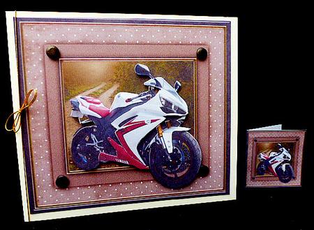 Yamaha Motorcycle Mini Kit by Diane  Hitchcox