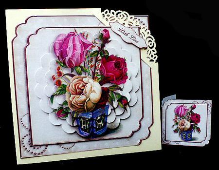 Vintage Roses by Diane  Hitchcox