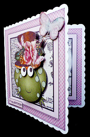 Pink Steampunk Frog Dictionary Mini Kit by Diane  Hitchcox