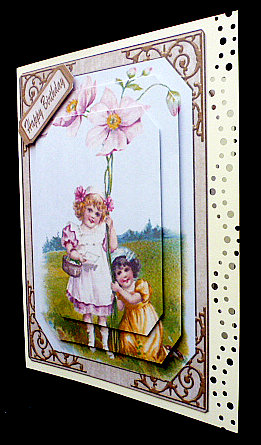Vintage Flower Girls by Diane  Hitchcox