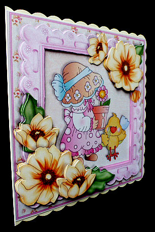 Sunbonnets Spring Mini-kit - Spring Chick by Diane  Hitchcox