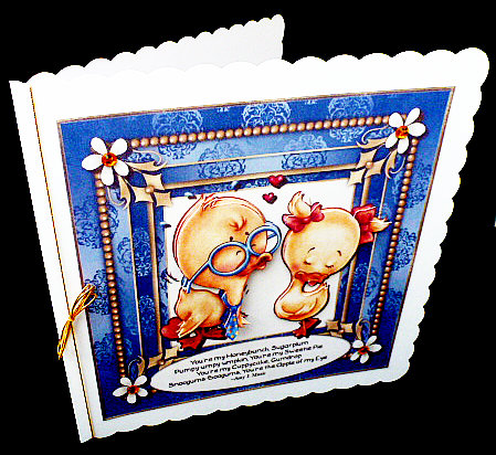 Lucky Ducky Card Topper 1 by Diane  Hitchcox