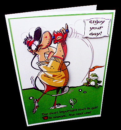 An Important Shot in Golf by Diane  Hitchcox