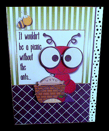 Picnic Guests Card Topper by Diane  Hitchcox