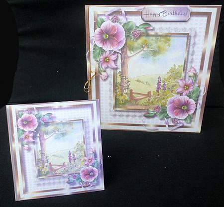 Beautiful Foxgloves and Pansy's at the Style by Diane  Hitchcox