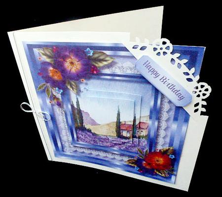 Beautiful Lavender Fields,  by Diane  Hitchcox