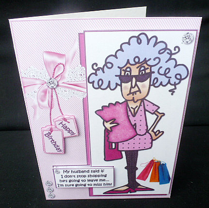 Stella Goes Shopping Quick Card by Diane  Hitchcox