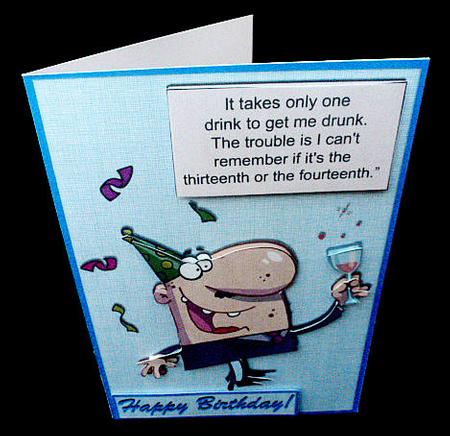 Freddy Can't Remember - 5x7 Birthday or Any Occasion Card by Diane  Hitchcox