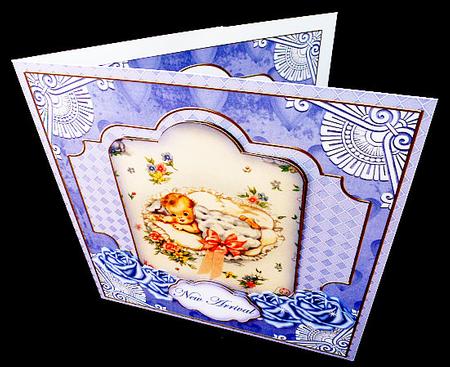 Baby Boy New Arrival Special 8in Tag N' Envelope Kit by Diane  Hitchcox