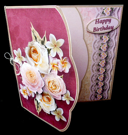 Pastel Posy Shaped Edge Card Mini Kit by Diane  Hitchcox