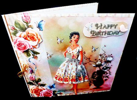 1950s Lady Roses Day Dress Mini Kit by Diane  Hitchcox