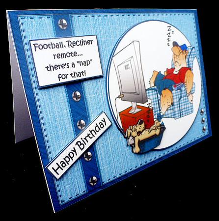 Football, Recliner Remote -  Quick Card by Diane  Hitchcox