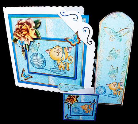 The Playful Kitten Mini Kit by Diane  Hitchcox