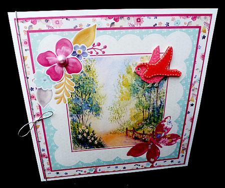 Woodland Daisies with Decoupage by Diane  Hitchcox